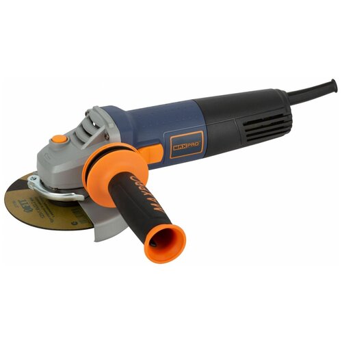 MAX-PRO Шлифмашина угловая 760 Вт 11000обмин быстрозажимной кожух 125мм антивибрационная ручка дополнительные щетки 2 кг кор 499000₽