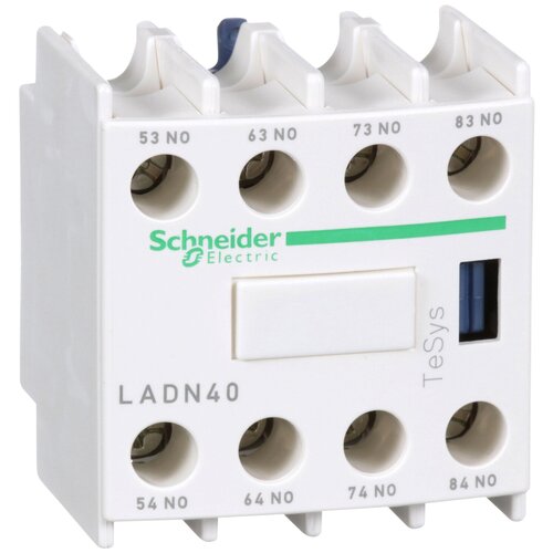 блок вспомогательных контактов schneider electric gvad1001 Блок вспомогательных контактов Schneider Electric LADN40