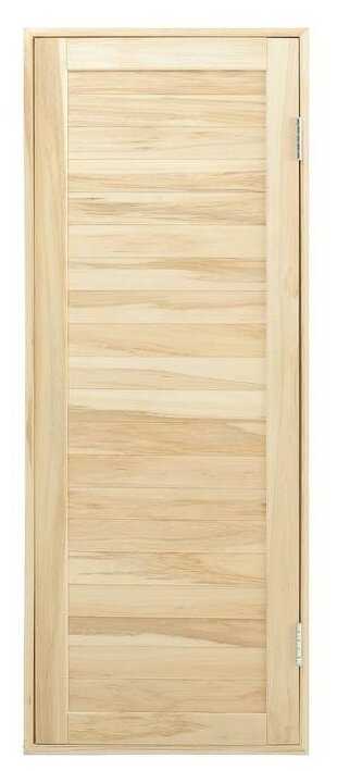 Дверь для бани и сауны из шпунтованной доски, липа Эконом, 180х70 см