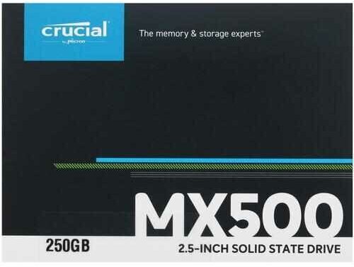 SSD накопитель CRUCIAL MX500 250Гб, 2.5", SATA III - фото №19