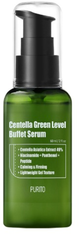 Purito Увлажняющая сыворотка для восстановления кожи с центеллой Centella Green Level Buffet Serum, 60мл