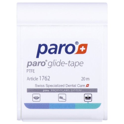 Зубные нити Paro Glide Tape, 20 м