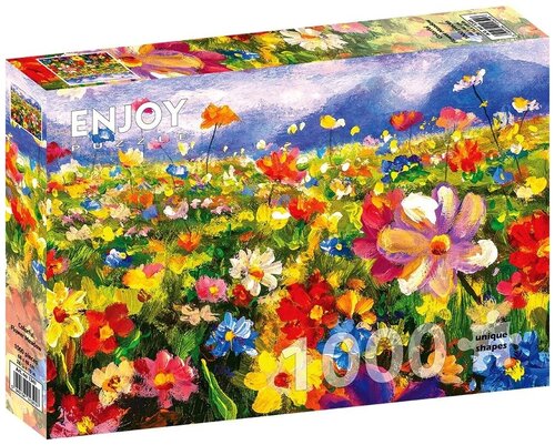 Пазл Enjoy 1000 деталей: Красочный цветочный луг