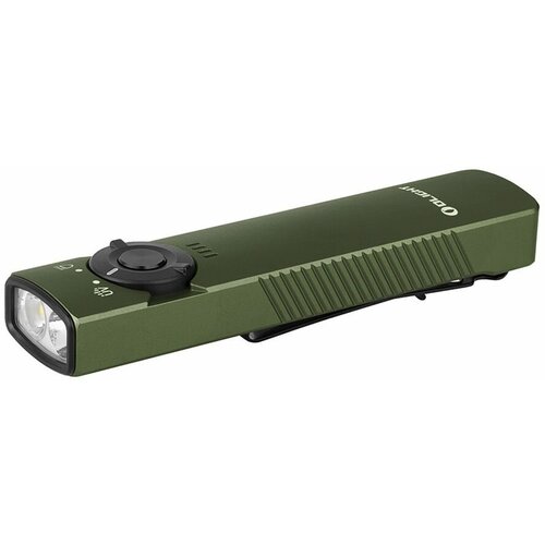 Фонарь ультрафиолетовый Olight Arkfeld UV OD Green (Neutral white), 85 метров, 1000 люмен (Комплект) тактический фонарь olight javelot mini od green 1 х 18500 600 метров 1000 люмен комплект