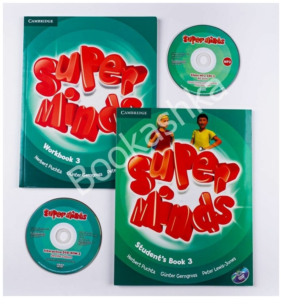 Комплект Super Minds Level3 Student's Book and WorkBook + CD