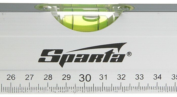 Уровень алюминиевый 600 мм 2 глазка SPARTA - фото №10