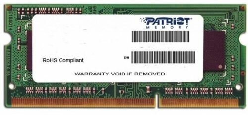 Модуль памяти SODIMM DDR4 4GB Patriot Memory PSD44G240081S PC4-19200 2400MHz CL17 1.2V SR RTL