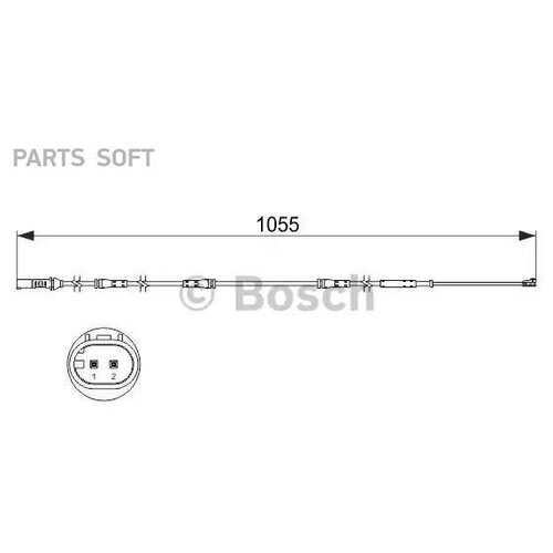 BOSCH 1987473508 Сигнаизатор износ тормозных коодок 6600₽