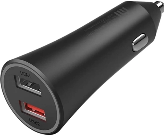 Автомобильное зарядное устройство Xiaomi Mi 37 Вт, Dual-Port Car Charger, черный