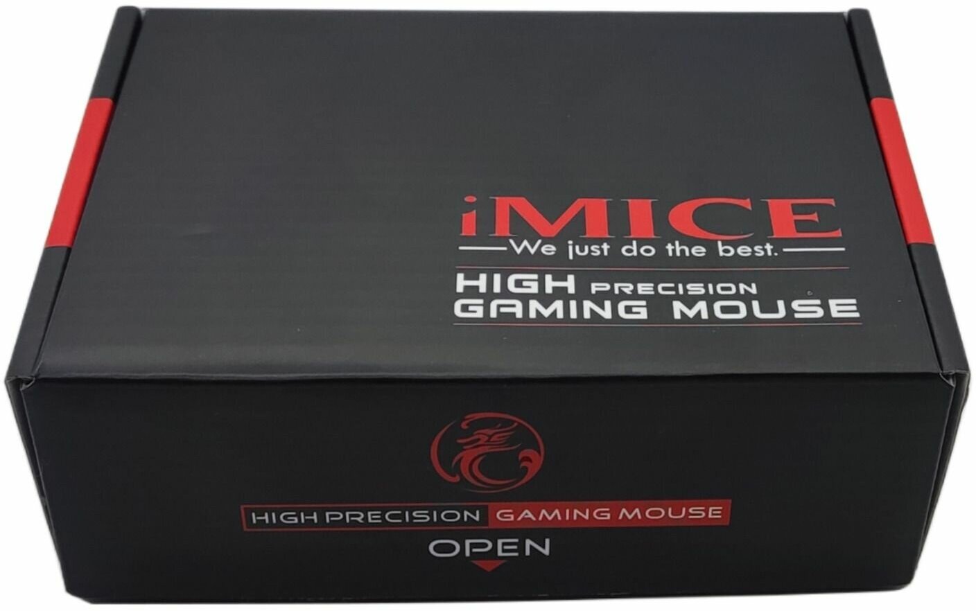 Игровая компьютерная мышь проводная IMICE X7 RGB с бесшумным кликом черный