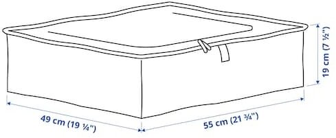 PÄRKLA/пэркла сумка для хранения икеа 55х49х19 см - фотография № 5