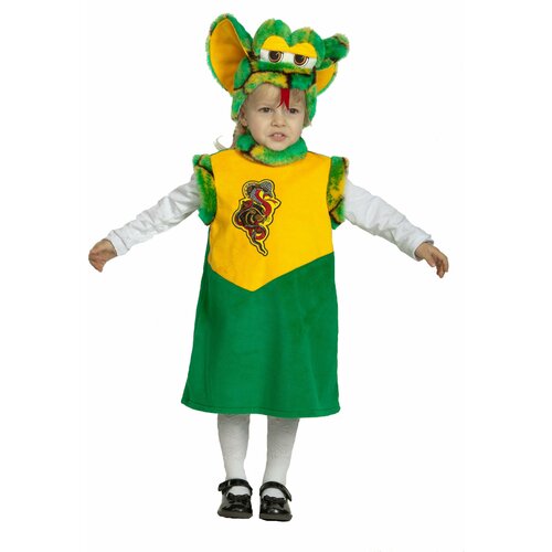 фото 298 "змейка" (головной убор, платье) р.110-56 батик