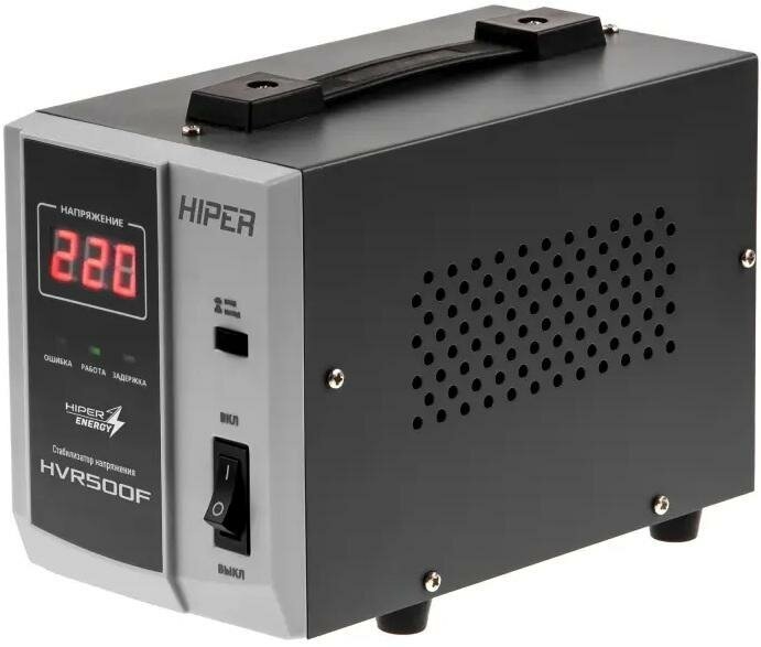 Voltage stabilizer HIPER HVR500F, 140-260V, 400W