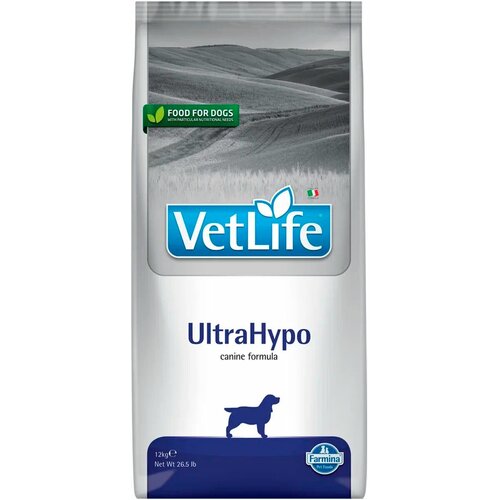 FARMINA VET LIFE CANIN ULTRAHYPO для взрослых собак при пищевой аллергии (12 + 12 кг)