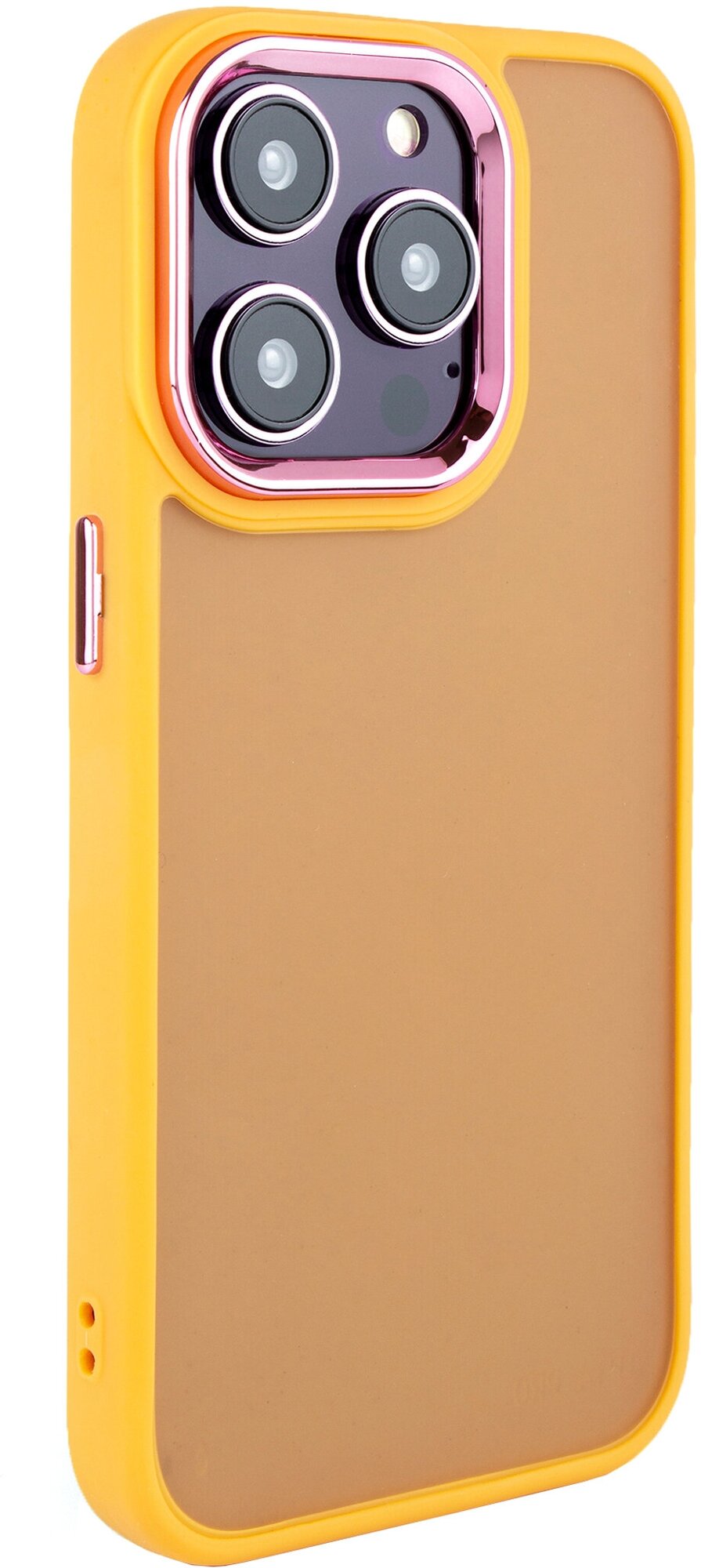 Чехол My Choice Creative для iPhone 13 pro (айфон 13 про), оранжевый — фото 1