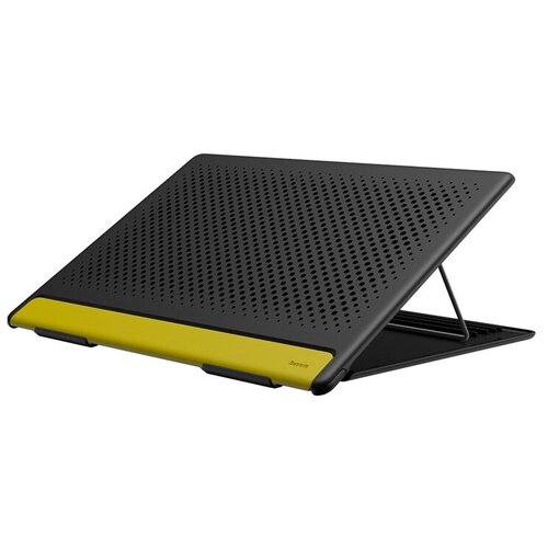 фото Подставка для ноутбука baseus let''s go mesh portable laptop stand серый с желтым (sudd-gy)