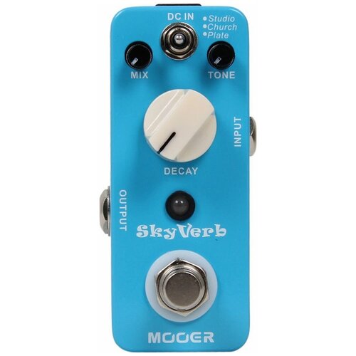 Mooer Skyverb мини-педаль Digital Reverb mooer echoverb мини педаль digital delay reverb