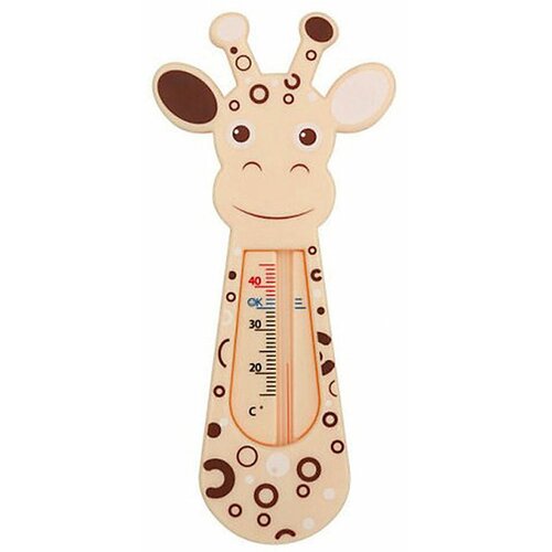 Термометр для воды детский Roxy-Kids Giraffe бежевый, 1 шт