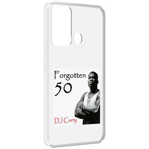 Чехол MyPads 50 Cent - Forgotten 50 для Infinix Hot 12i задняя-панель-накладка-бампер