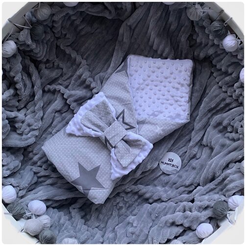 Конверт - одеяло на выписку MUMMY.BOX летний, для новорождённых в кровать, в коляску для малышей