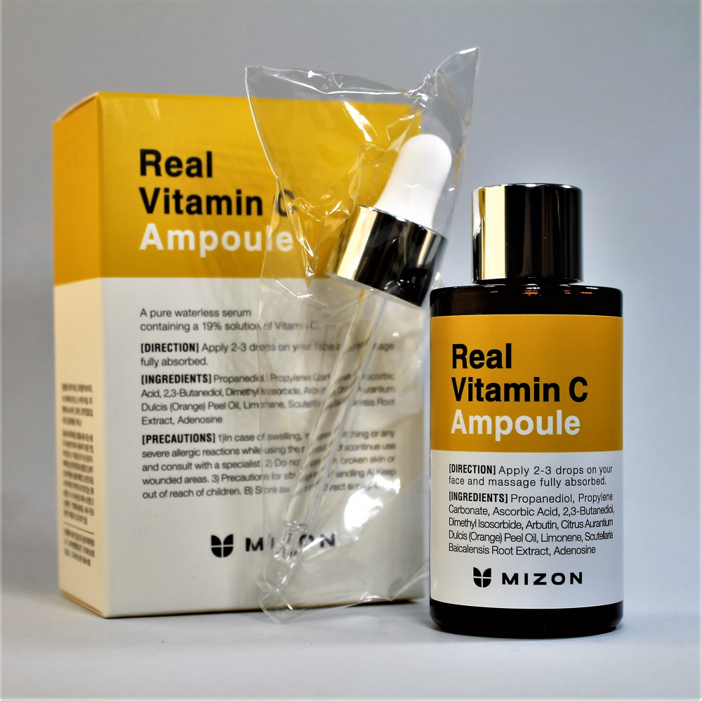 Сыворотка для лица MIZON с витамином С Real Vitamin C Ampoule - фото №6