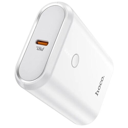 Внешний аккумулятор Powerbank HOCO Q3 Mayflower QC30 PD20 USB-A 18W 10000mAh белый 192000₽