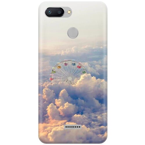 RE: PA Накладка Transparent для Xiaomi Redmi 6 с принтом Колесо обозрения в облаках