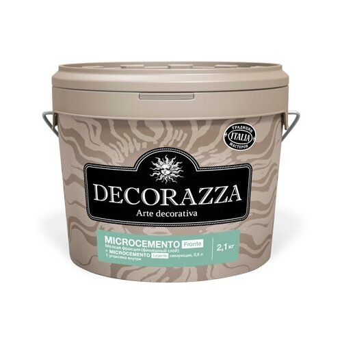 Декоративное покрытие DECORAZZA Microcemento Fronte+Legante 3кг