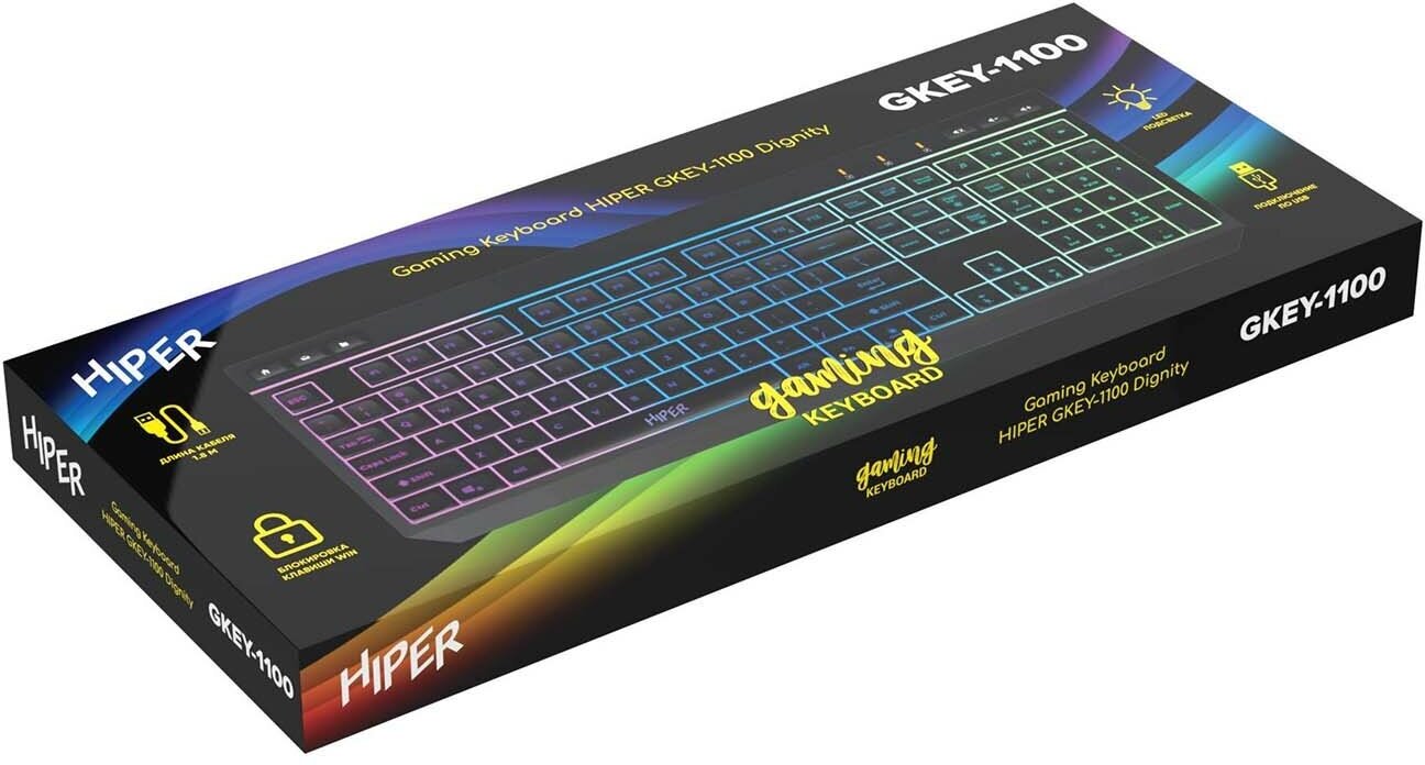 Игровая клавиатура HIPER GKEY-1100 (GKEY-1100)