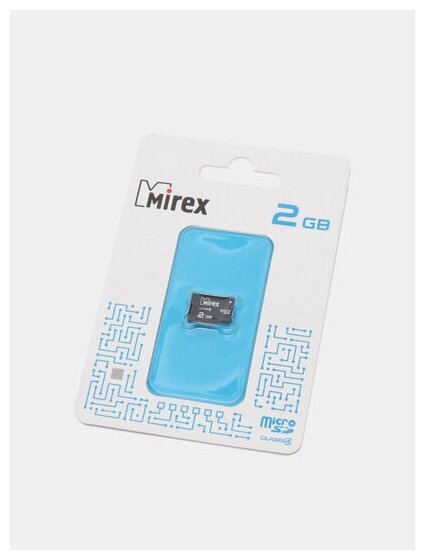 Карта памяти 2Gb microSD Mirex Class 4 - фото №3