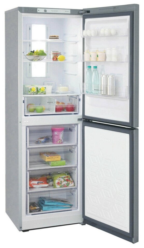 Холодильник Бирюса Б-M840NF серый металлик - фотография № 4