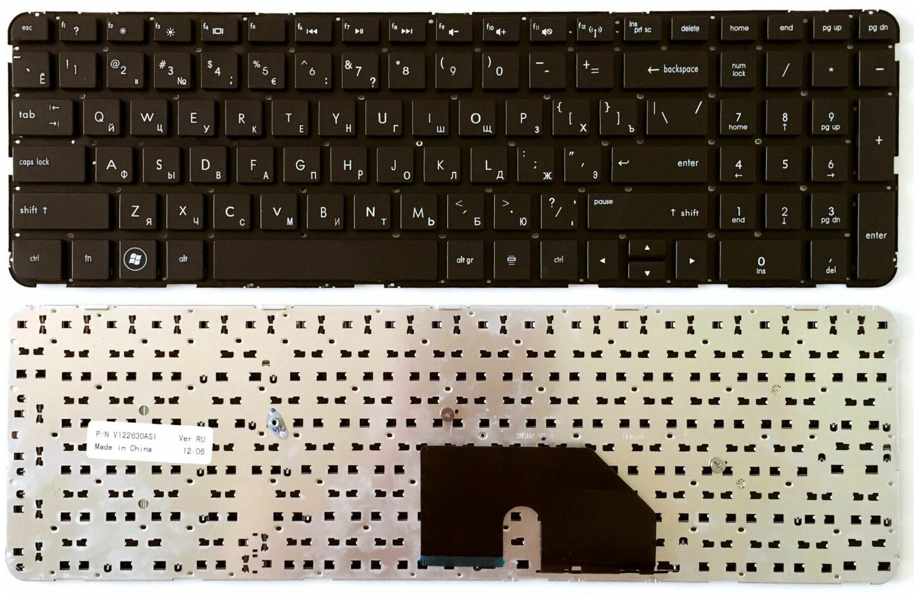 Клавиатура для ноутбука HP Pavillion DV6-6100 (KBHP_DV6-6000) Цвет Черный