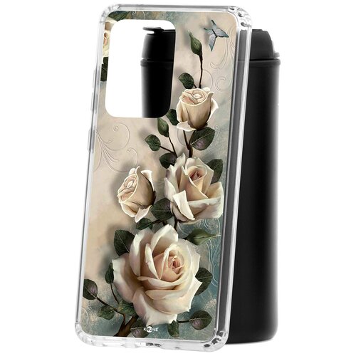 фото Чехол samsung s20 ultra kruche print белые розы кruче