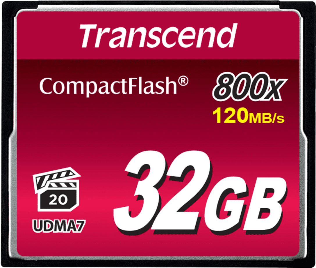 Карта памяти Transcend CF 32Gb 800X (TS32GCF800) - фото №5