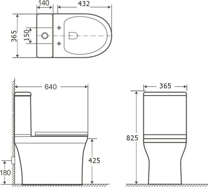 Чаша напольного унитаза Aquanet Rimless Logic-C CL-12339 - фотография № 14