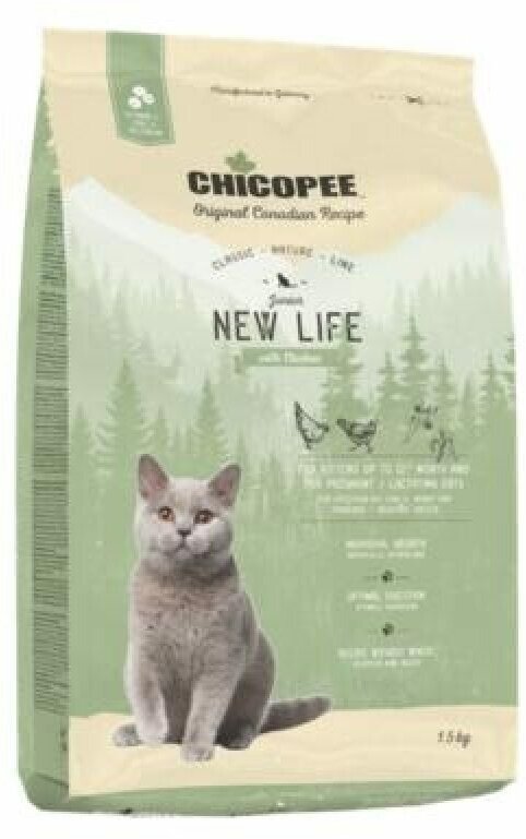 Chicopee CNL Cat Junior New Life сухой корм для котят с курицей - 15 кг - фотография № 2