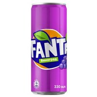 Газированный напиток Fanta виноград 0.33 л ж/б упаковка 12 штук оригинал (Беларусь)