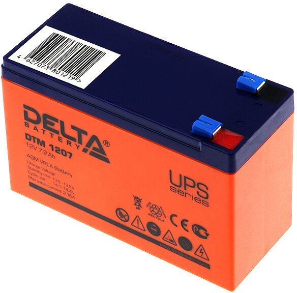 Аккумуляторная батарея DELTA Battery DTM 1207 12В 72 А·ч