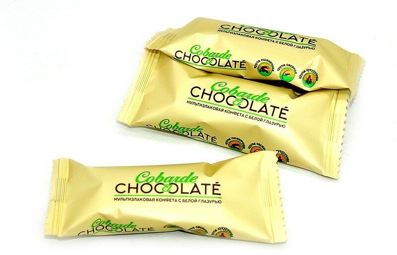 Конфеты "Сo barre de Chocolat" мультизлаковые с белой глазурью 1кг/Ваш Шоколатье+