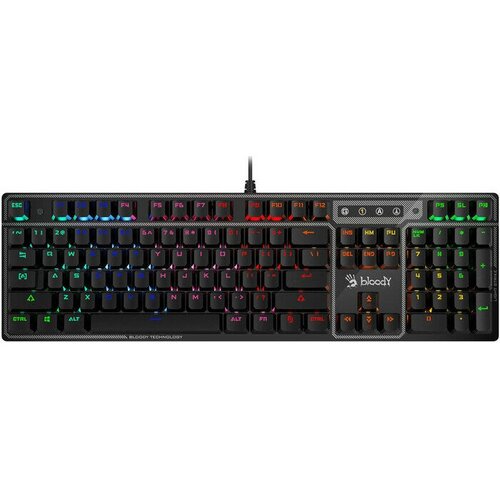 Клавиатура A4Tech Bloody B750N DESTINY механическая черный USB for gamer LED B750N DESTINY 806700₽