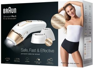 BRAUN Фотоэпилятор Braun Silk-expert IPL Pro 5 PL5237 — купить в  интернет-магазине по низкой цене на Яндекс Маркете