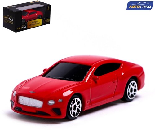 Машина металлическая BENTLEY CONTINENTAL GT, 1:64, цвет красный