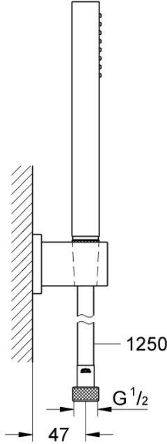 Душевой гарнитур Grohe Euphoria Cube 27702000