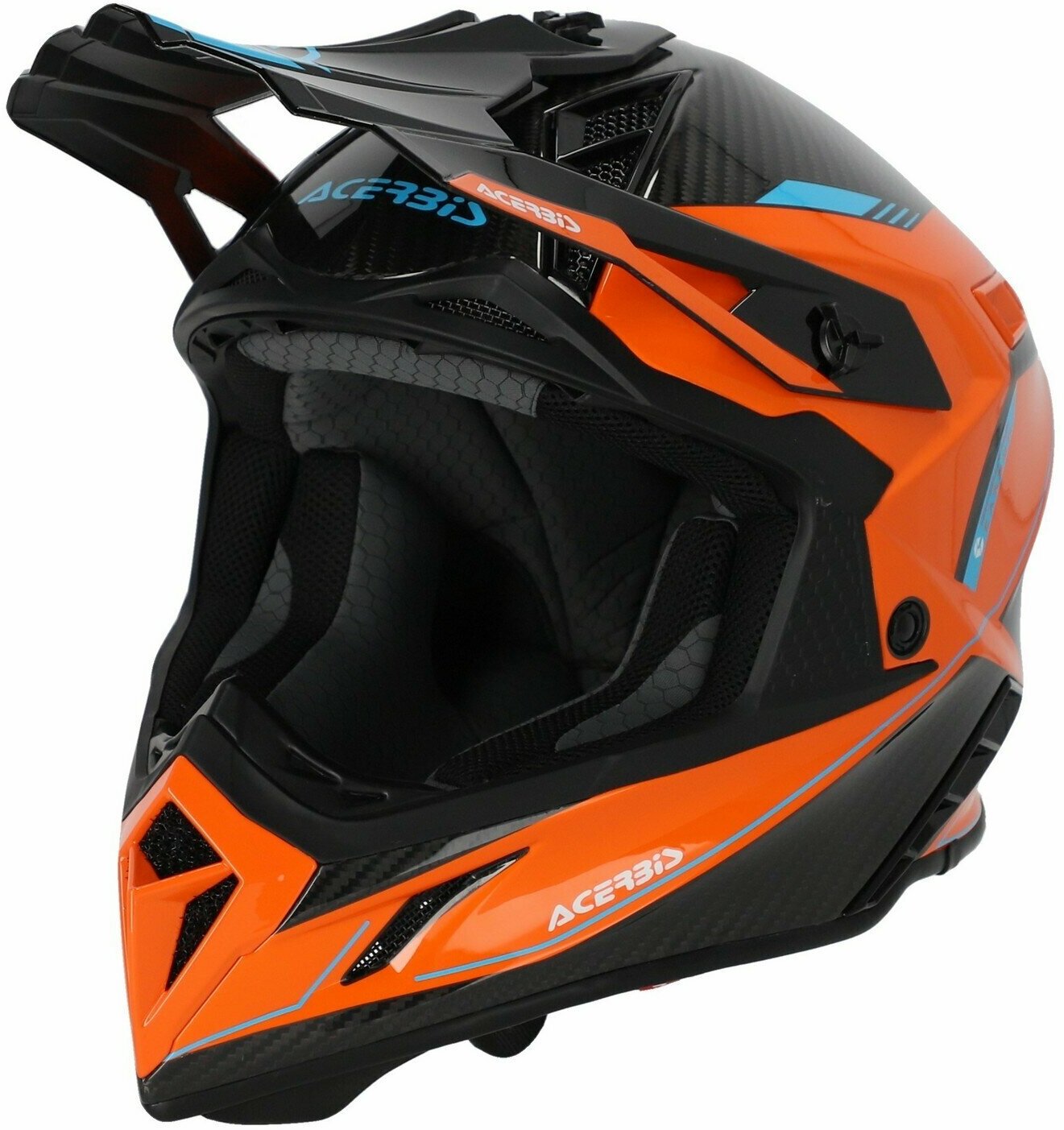 Кроссовый Шлем Acerbis Steel Carbon 22-06 Orange/Black