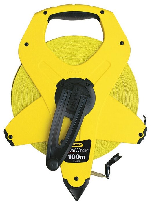 Рулетка 100 м х 12,7, "PowerWinder Fiberglass" Stanley, 2-34-777