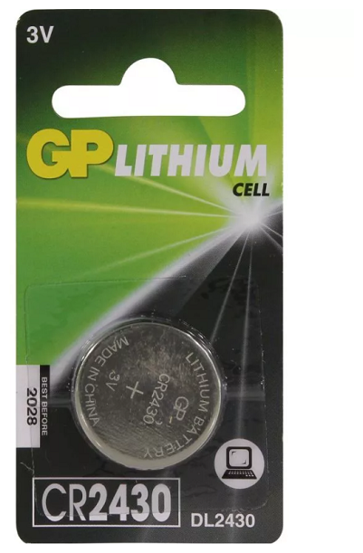 Элемент питания GP Lithium Cell CR2430 3V (1 шт)