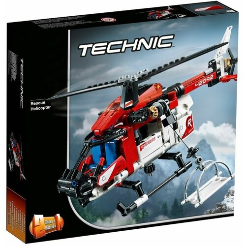 конструктор lego technic 8068 спасательный вертолет Конструктор 2в1 Technic Техник Спасательный вертолет сборная модель для детей и взрослых 364 детали / Совместим с серией Technic / Игрушки