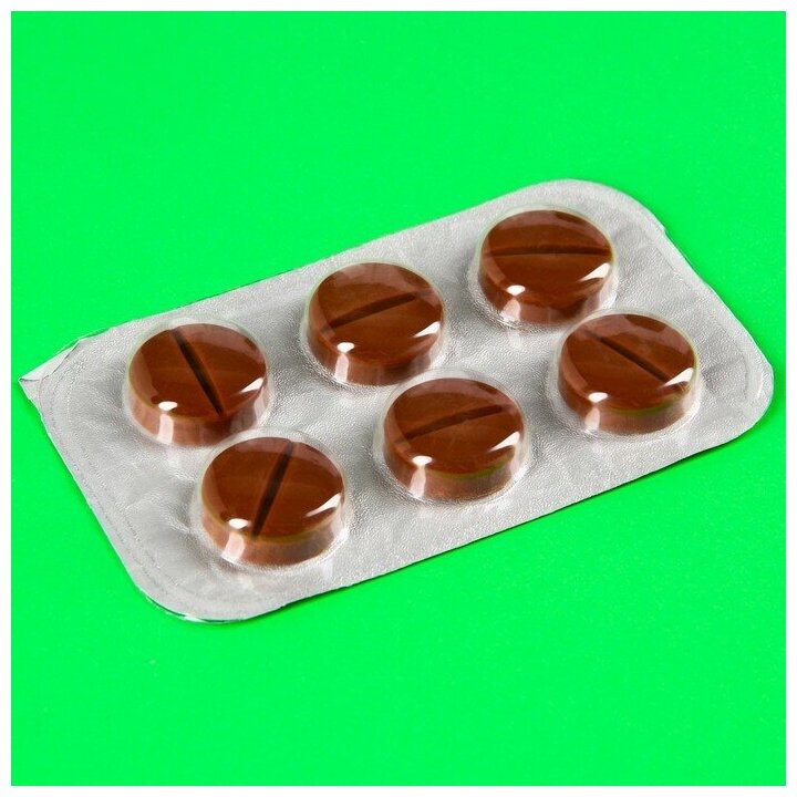 Шоколадные таблетки «Противогрустин», 24 г. - фотография № 2