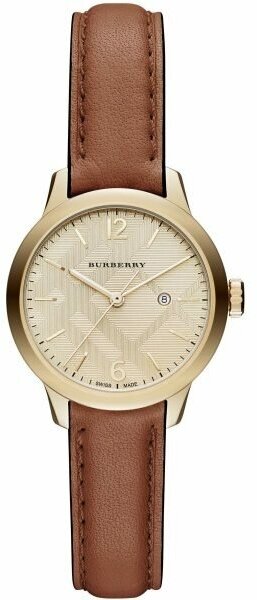 Наручные часы Burberry, золотой, коричневый