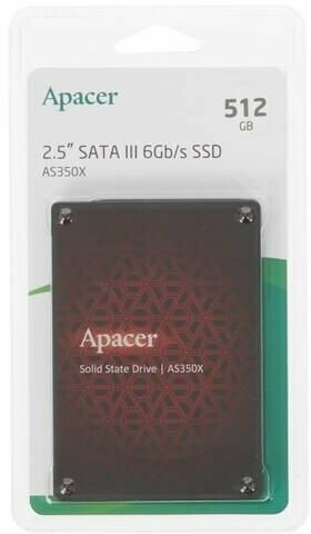 Накопитель SSD 2.5'' Apacer Panther AS350X ver. 2.0, SATA III, 3D TLC, 512 ГБ - фото №10